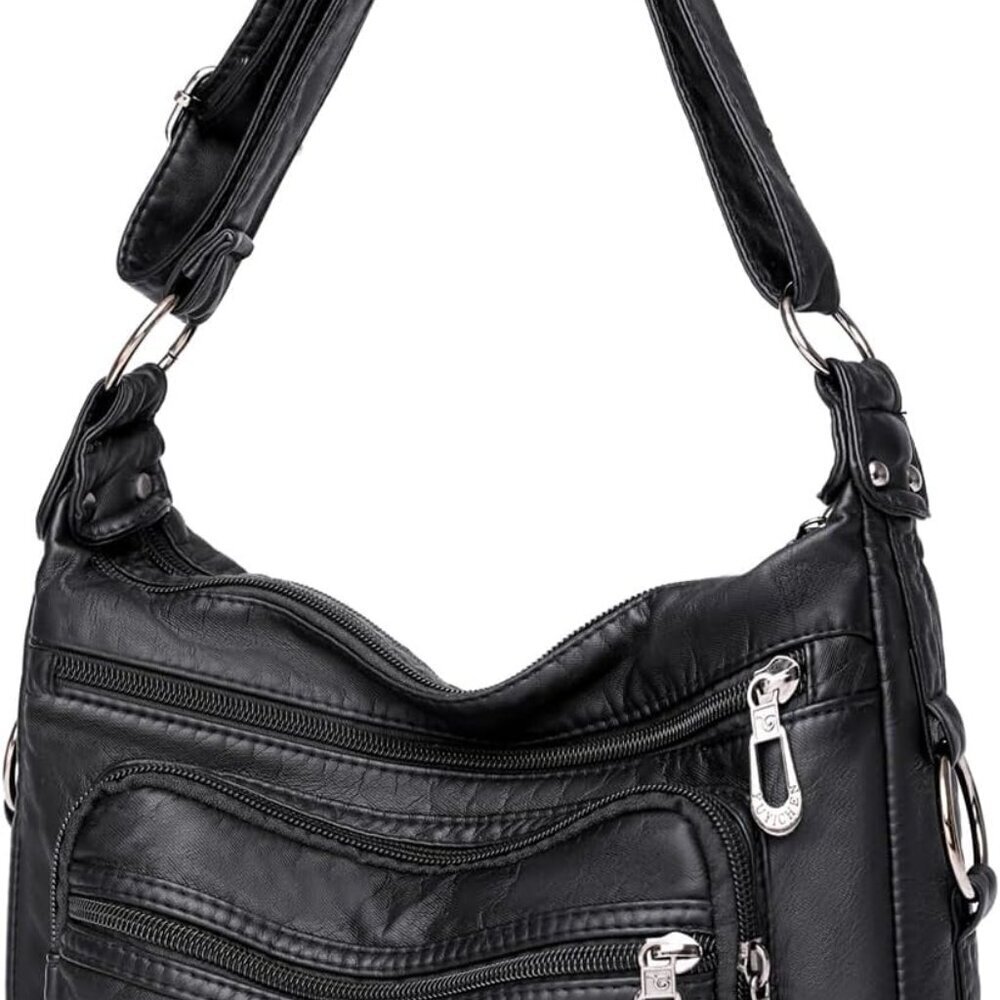 Tote Bags Crossbody for Women, Shoulder Purse Soft Leather Handbags Lightweight